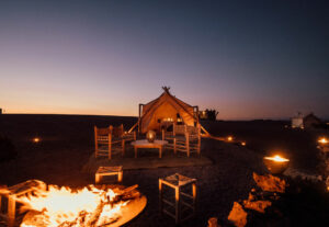 Dinner with magic show in the Agafay desert