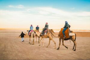 Quad biking and camel riding in the AGAFAY DESERT